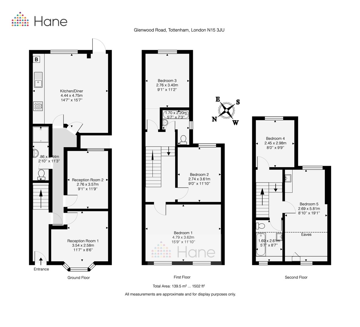 Floorplans For Glenwood Road, Harringey